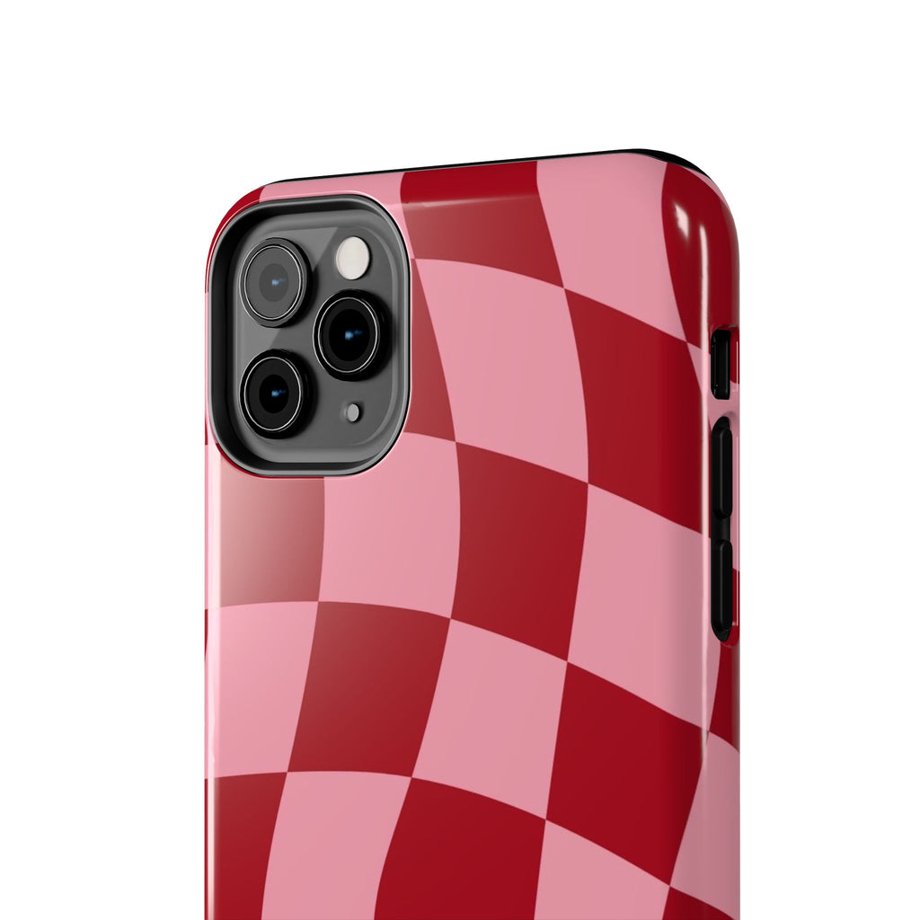 Stylish Checkered Tough Phone Case