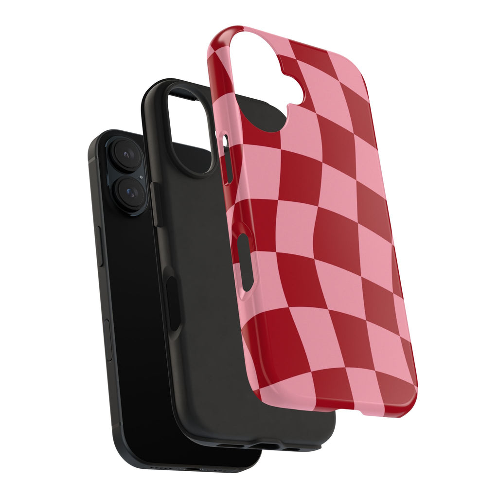Stylish Checkered Tough Phone Case
