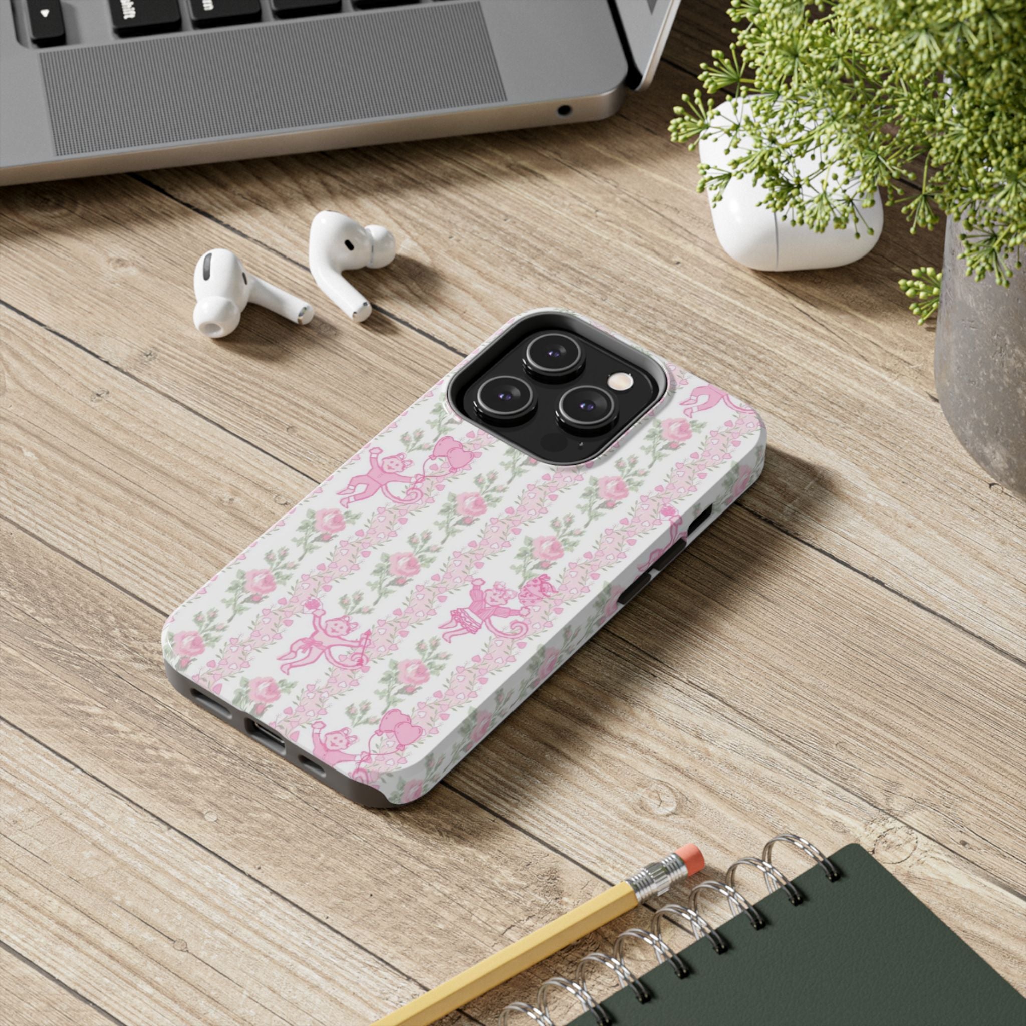 Cute Floral Phone Cases for Girls, Durable Accessories, Gift for Birthdays, Personalized Tech Protection, Stylish Cover