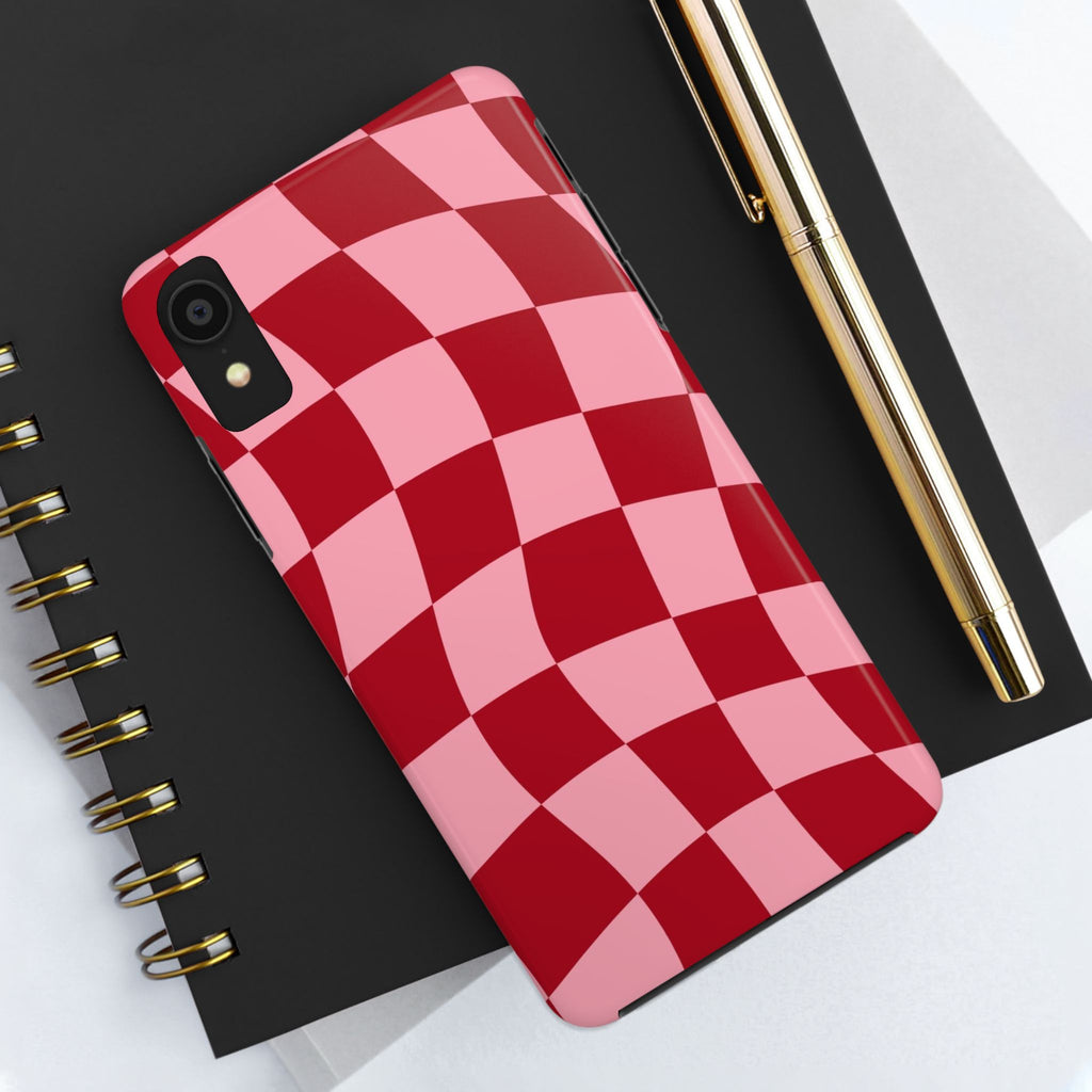 Stylish Checkered Tough Phone Case