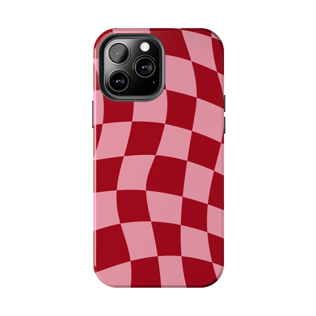 Stylish Checkered Tough Phone Case