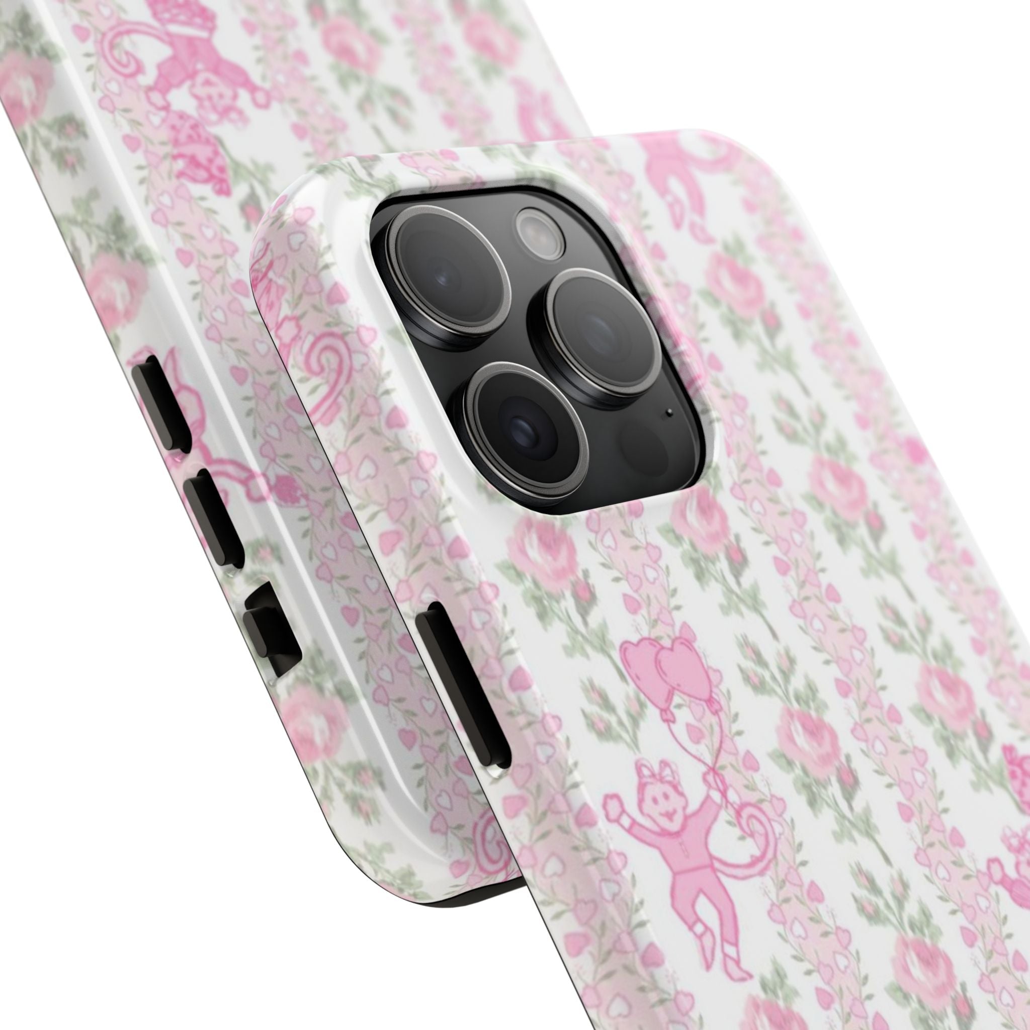 Cute Floral Phone Cases for Girls, Durable Accessories, Gift for Birthdays, Personalized Tech Protection, Stylish Cover
