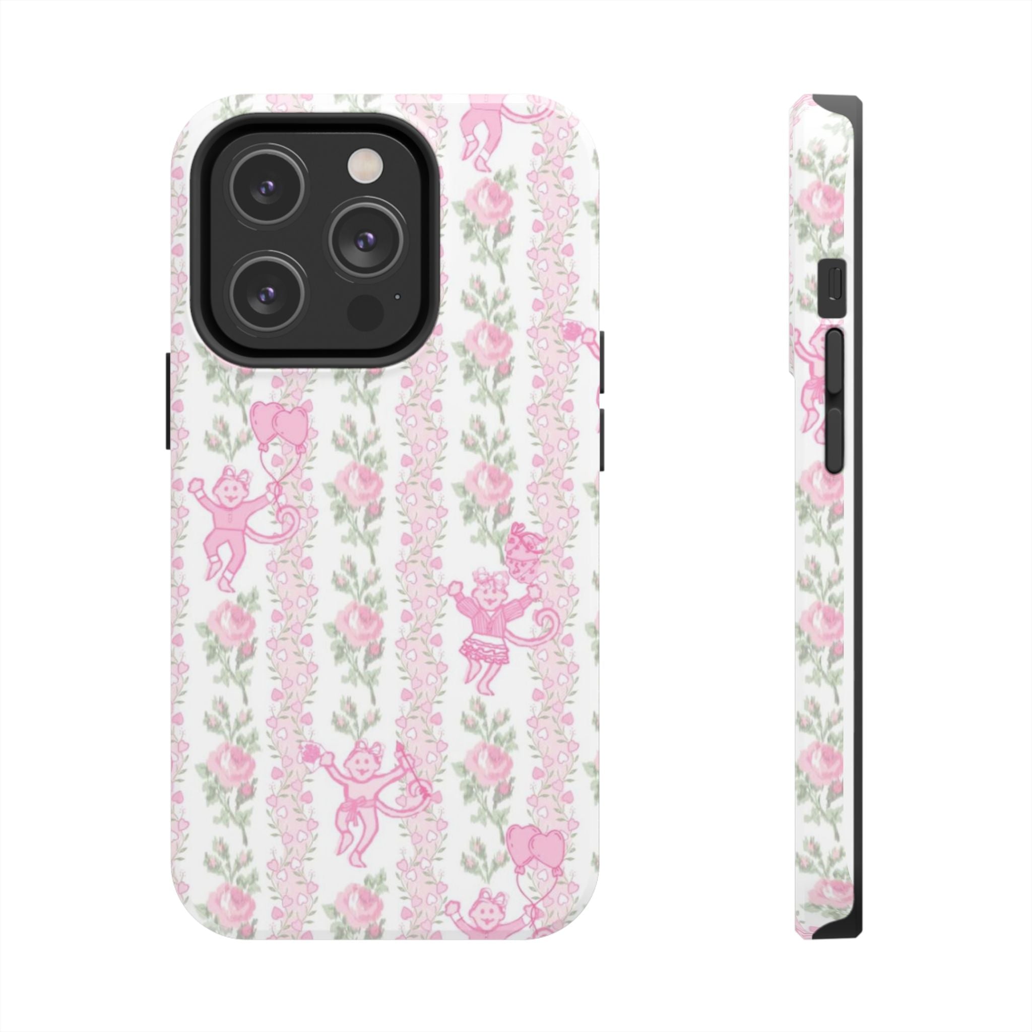 Cute Floral Phone Cases for Girls, Durable Accessories, Gift for Birthdays, Personalized Tech Protection, Stylish Cover