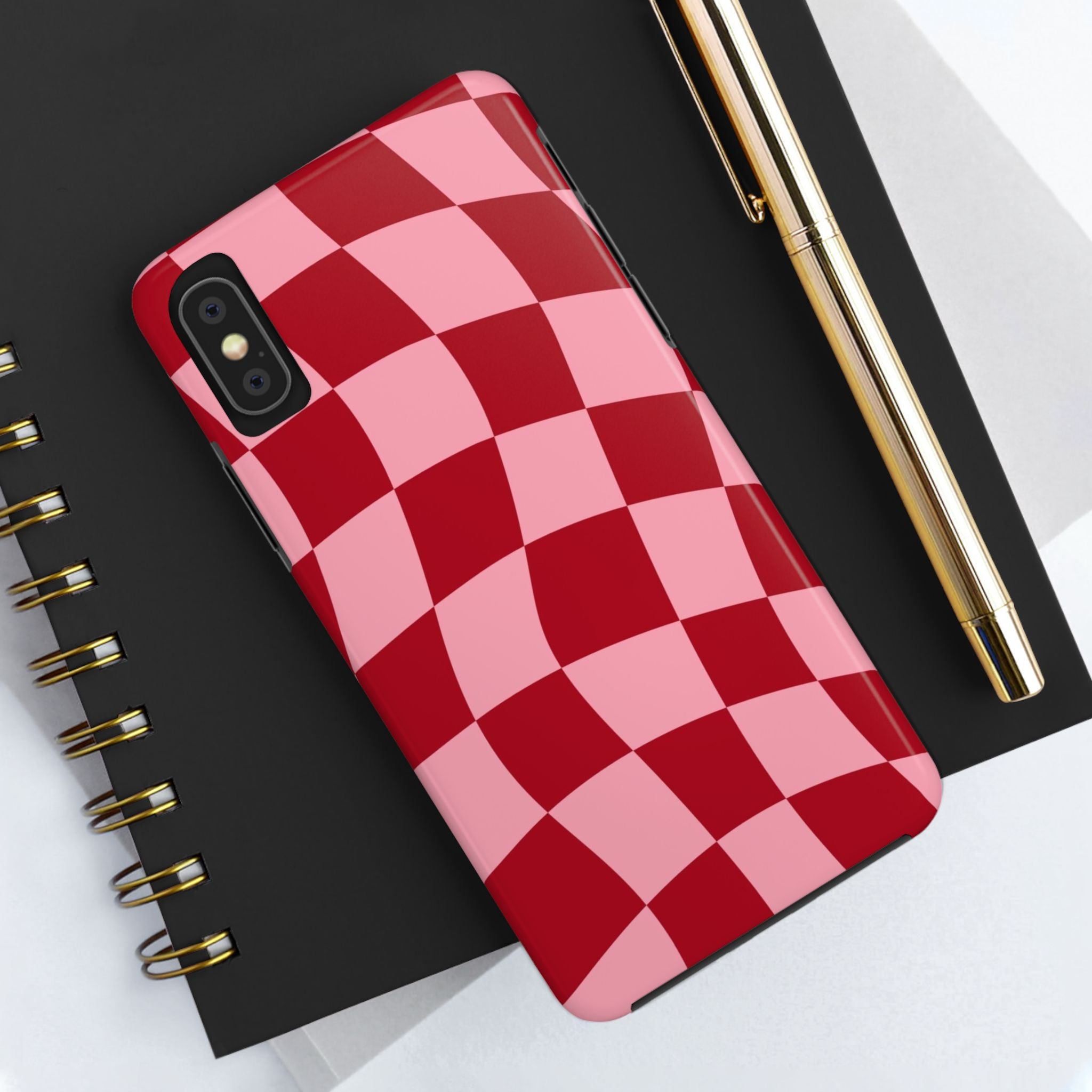 Stylish Checkered Tough Phone Case