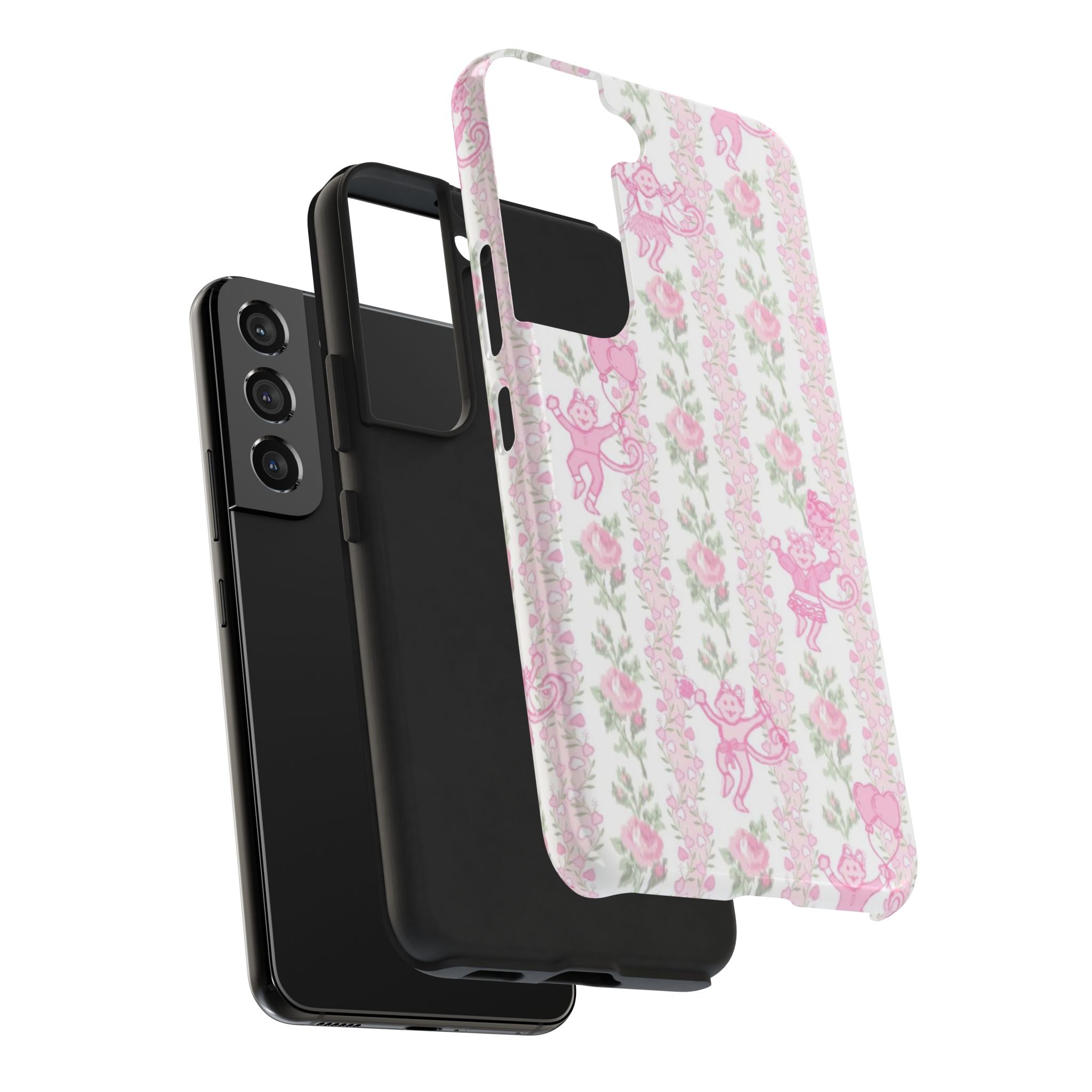 Cute Floral Phone Cases for Girls, Durable Accessories, Gift for Birthdays, Personalized Tech Protection, Stylish Cover