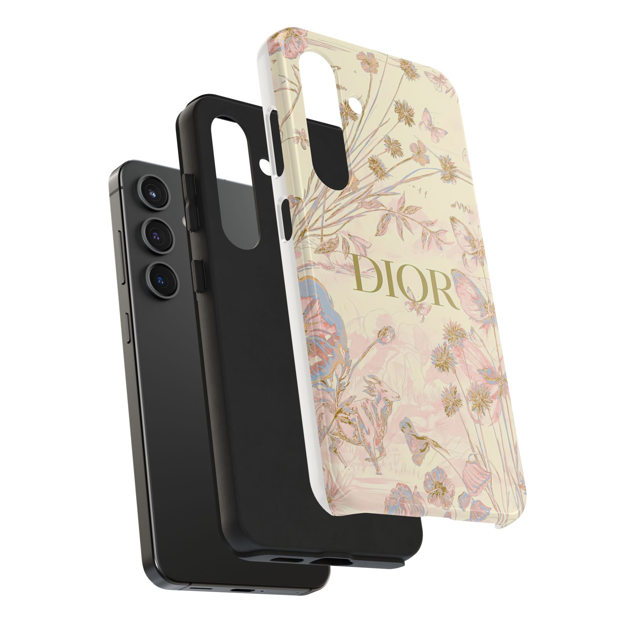 Floral Phone Case - Stylish Protection for Your Device, Ideal Gift for Fashion Lovers, Birthday, Holidays, Chic Tech Accessory