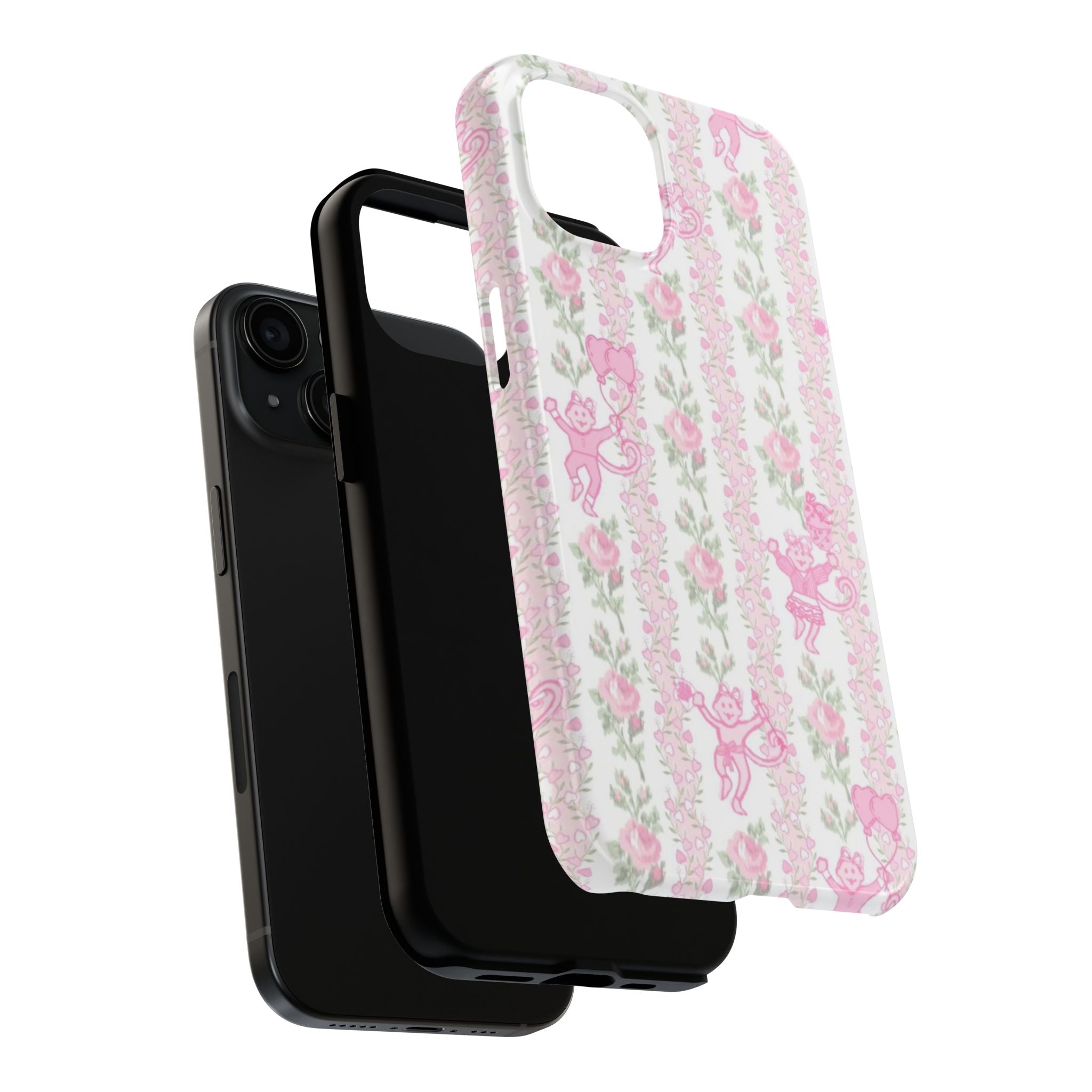 Cute Floral Phone Cases for Girls, Durable Accessories, Gift for Birthdays, Personalized Tech Protection, Stylish Cover