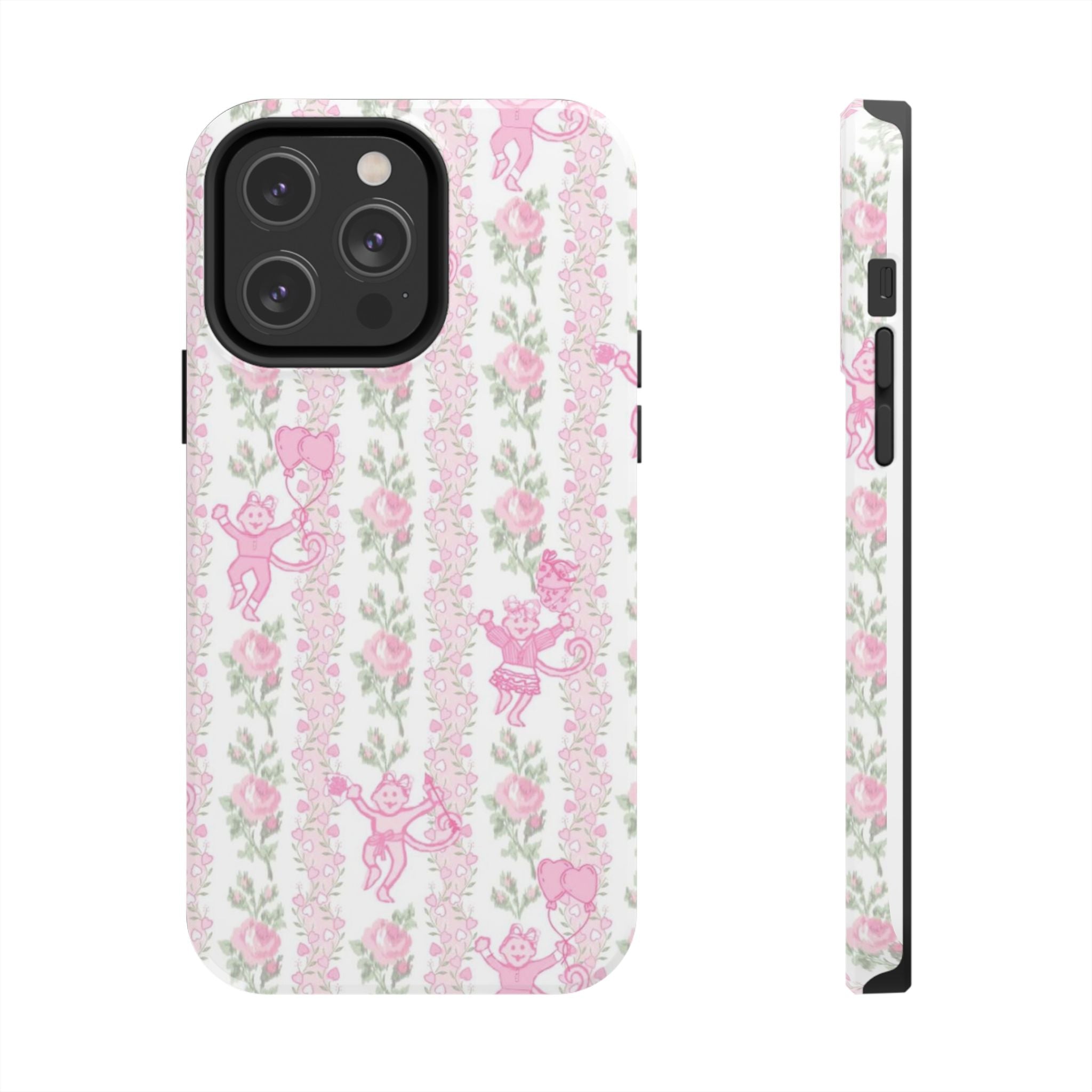 Cute Floral Phone Cases for Girls, Durable Accessories, Gift for Birthdays, Personalized Tech Protection, Stylish Cover