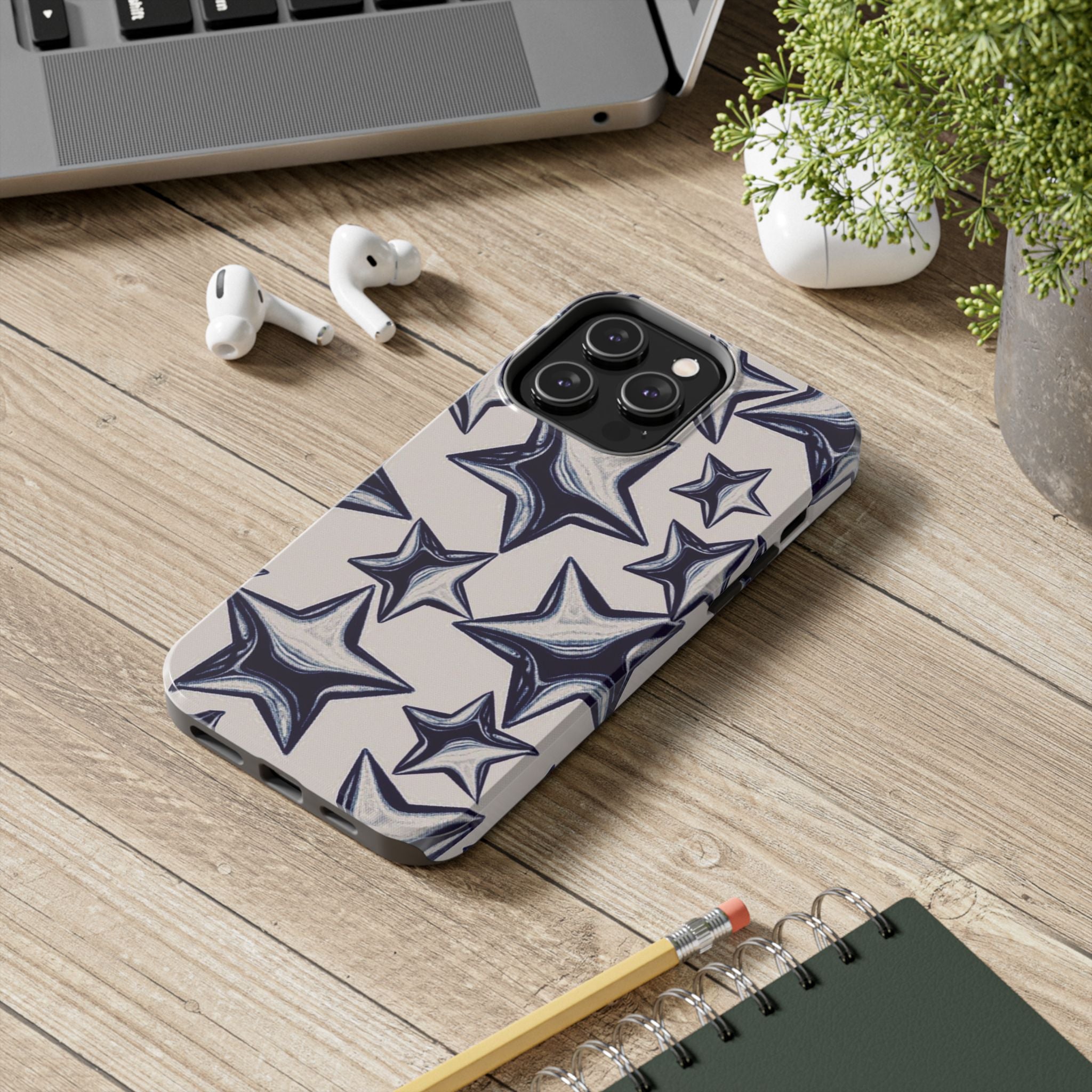 Stylish Starry Phone Case, Tough Phone Cases for Protection, Gift for Her, Trendy Mobile Cover, Unique Accessories