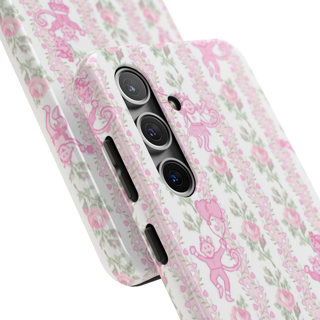 Cute Floral Phone Cases for Girls, Durable Accessories, Gift for Birthdays, Personalized Tech Protection, Stylish Cover
