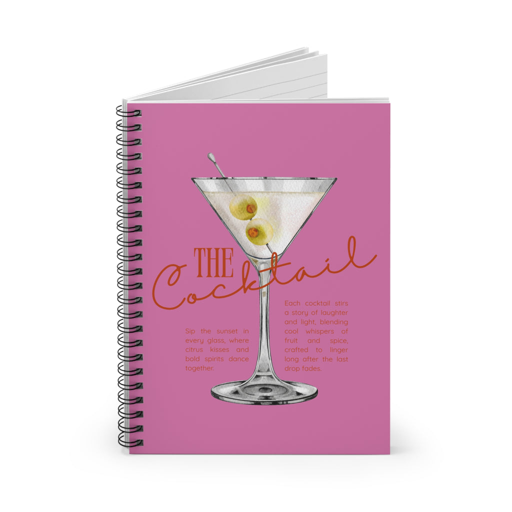 Cocktail Spiral Notebook