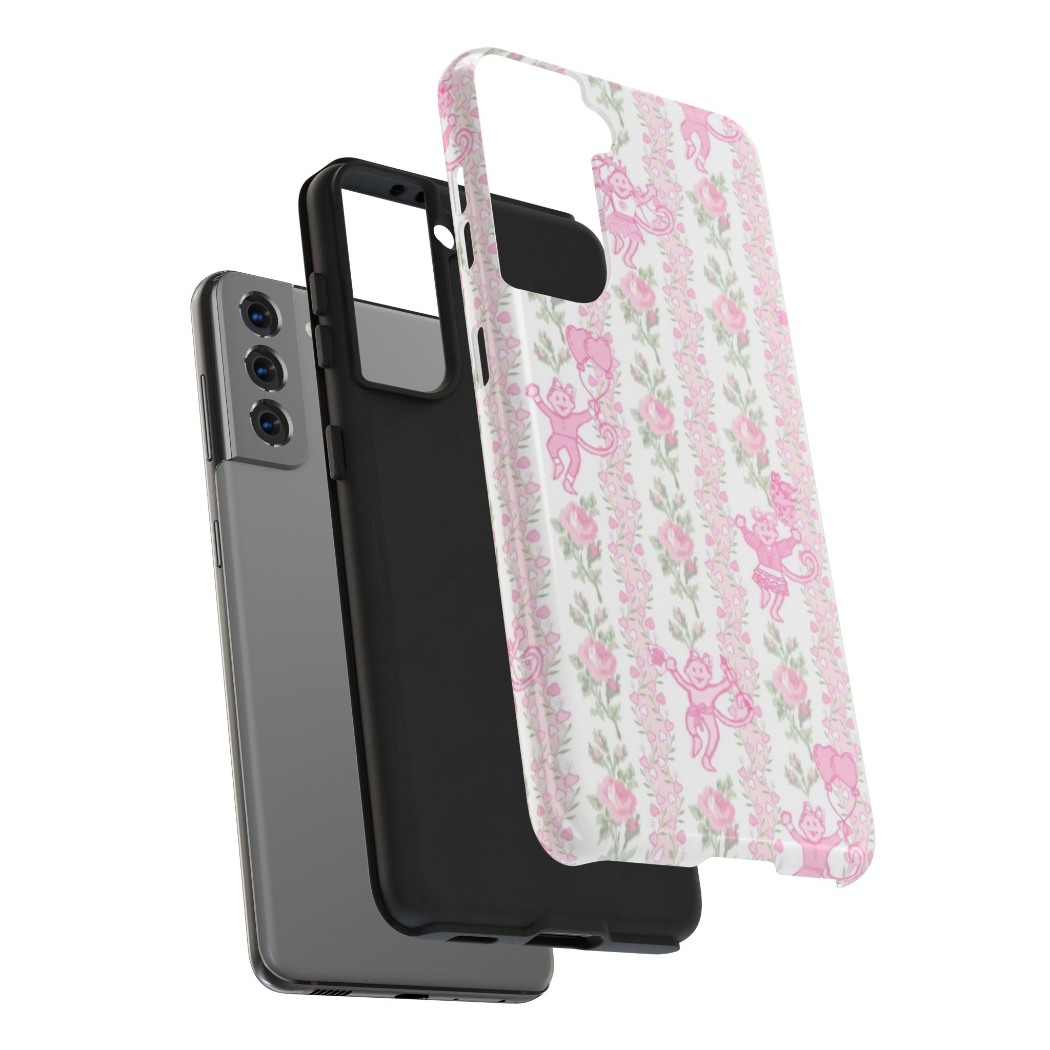 Cute Floral Phone Cases for Girls, Durable Accessories, Gift for Birthdays, Personalized Tech Protection, Stylish Cover