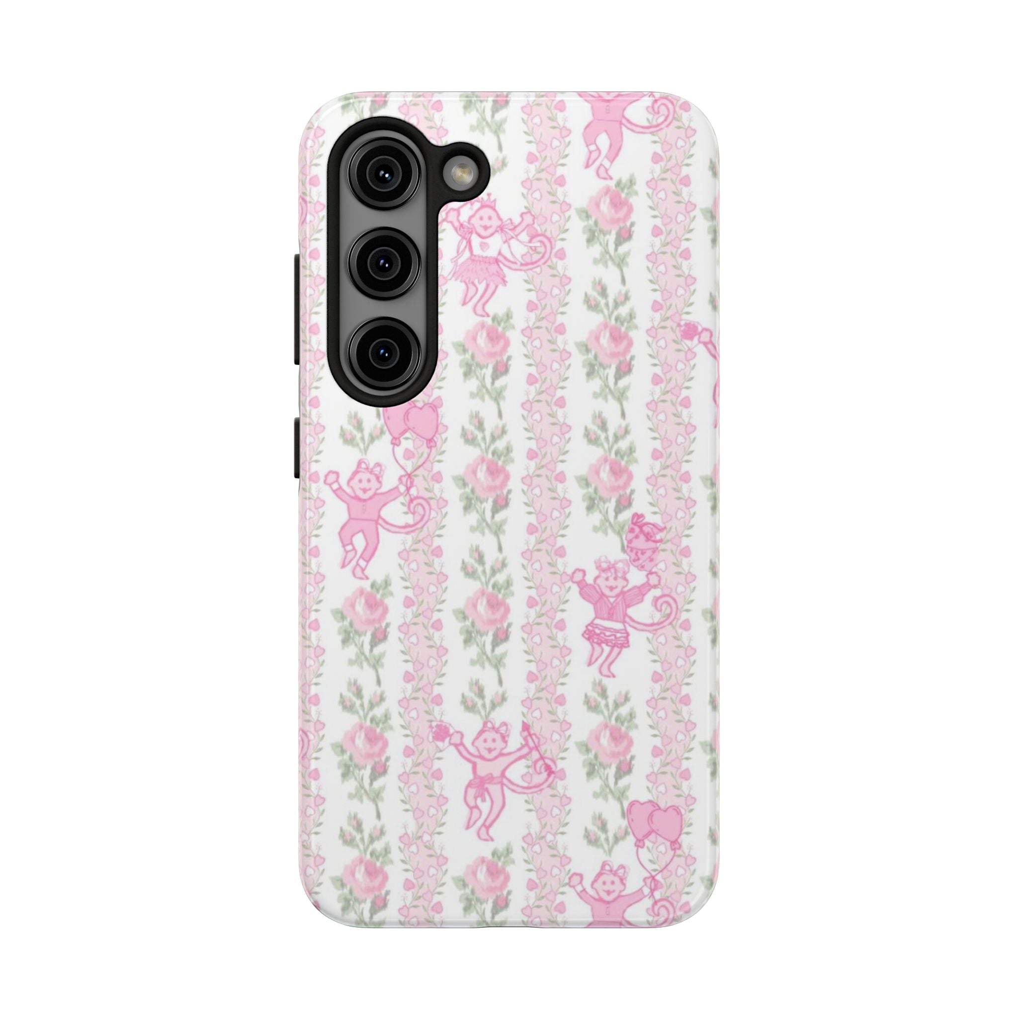 Cute Floral Phone Cases for Girls, Durable Accessories, Gift for Birthdays, Personalized Tech Protection, Stylish Cover