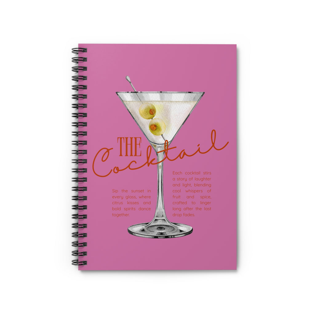 Cocktail Spiral Notebook