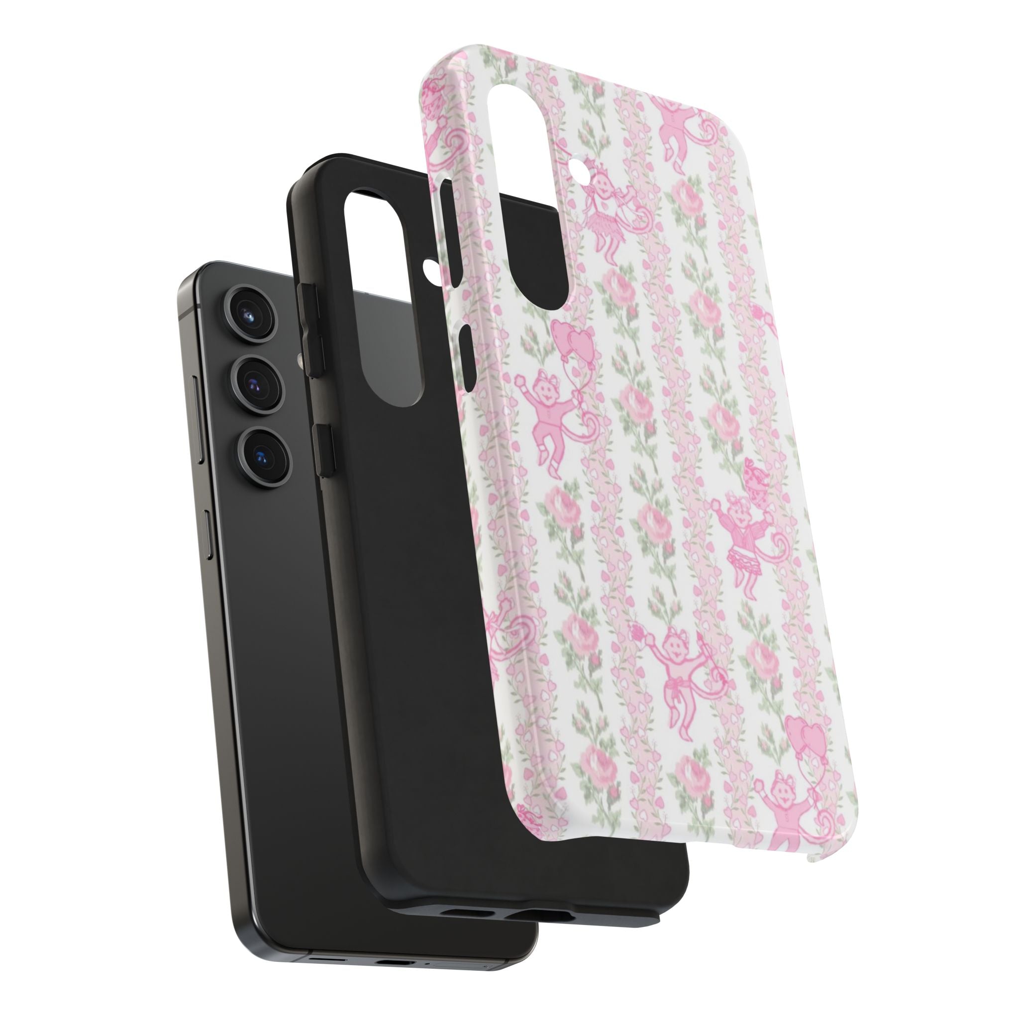 Cute Floral Phone Cases for Girls, Durable Accessories, Gift for Birthdays, Personalized Tech Protection, Stylish Cover