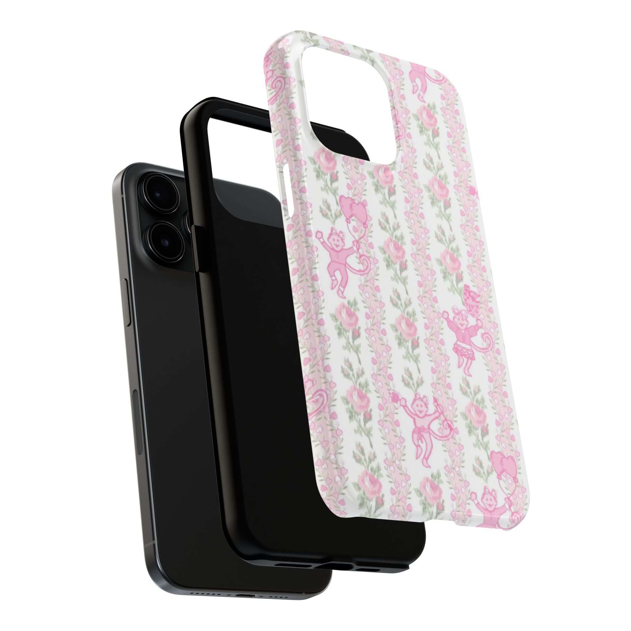 Cute Floral Phone Cases for Girls, Durable Accessories, Gift for Birthdays, Personalized Tech Protection, Stylish Cover