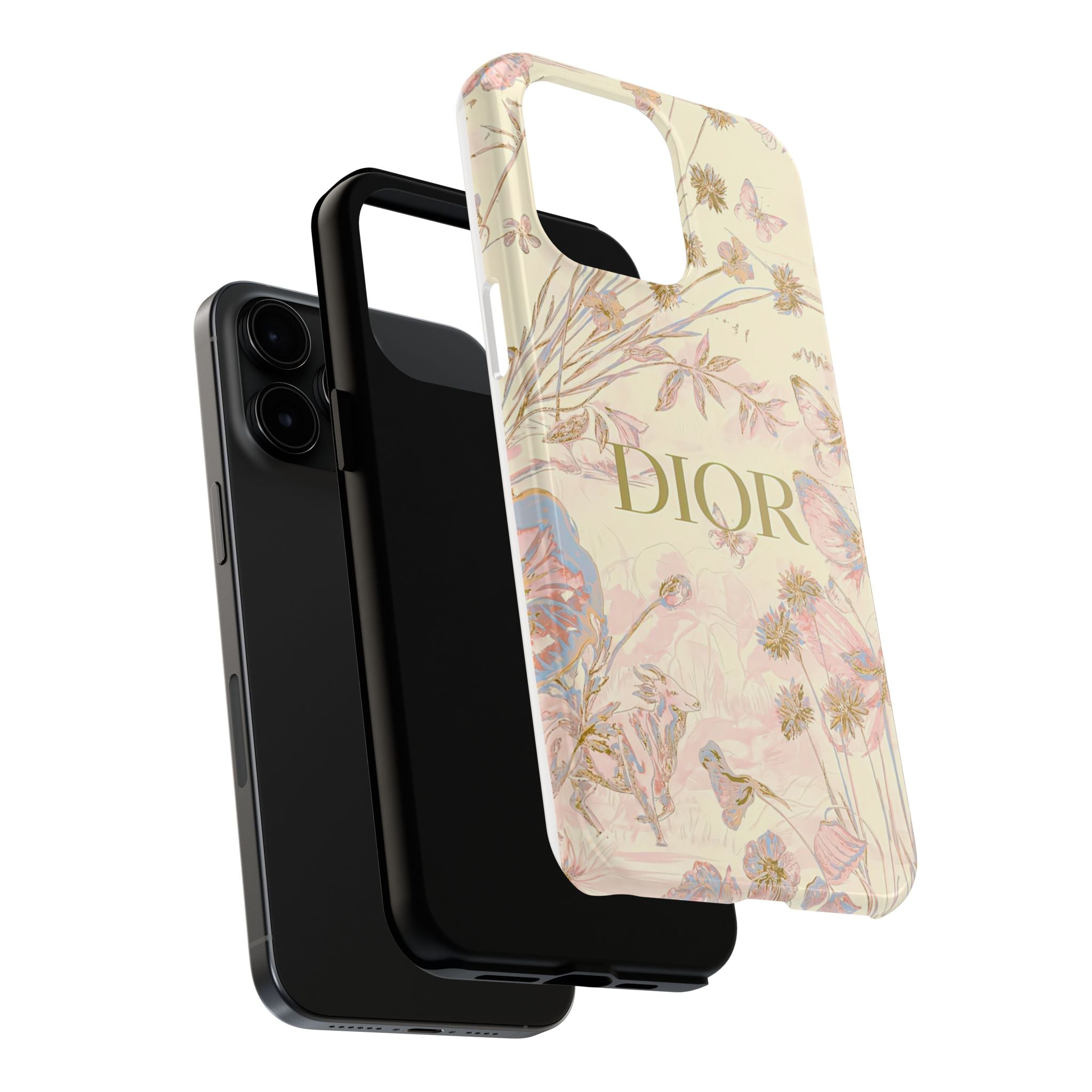 Floral Phone Case - Stylish Protection for Your Device, Ideal Gift for Fashion Lovers, Birthday, Holidays, Chic Tech Accessory