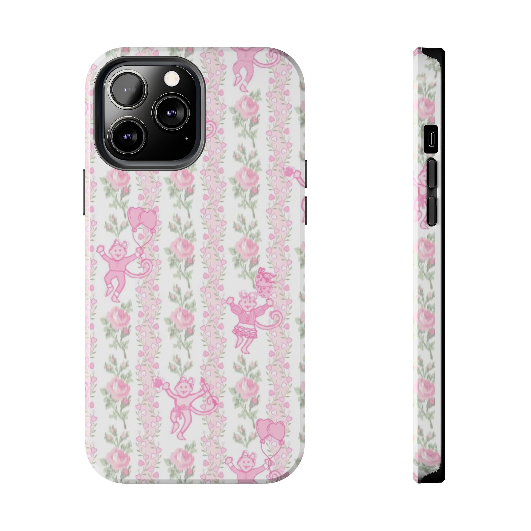 Cute Floral Phone Cases for Girls, Durable Accessories, Gift for Birthdays, Personalized Tech Protection, Stylish Cover