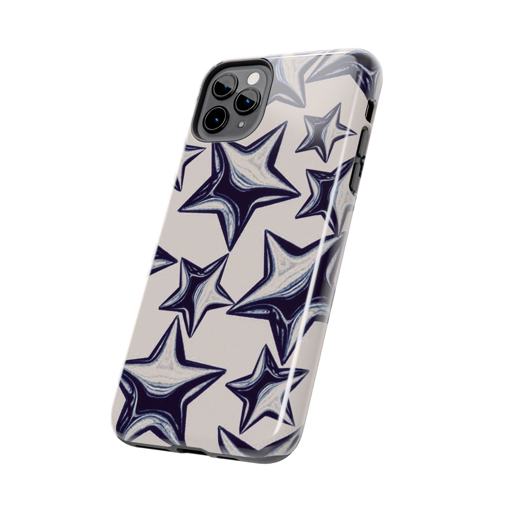 Stylish Starry Phone Case, Tough Phone Cases for Protection, Gift for Her, Trendy Mobile Cover, Unique Accessories