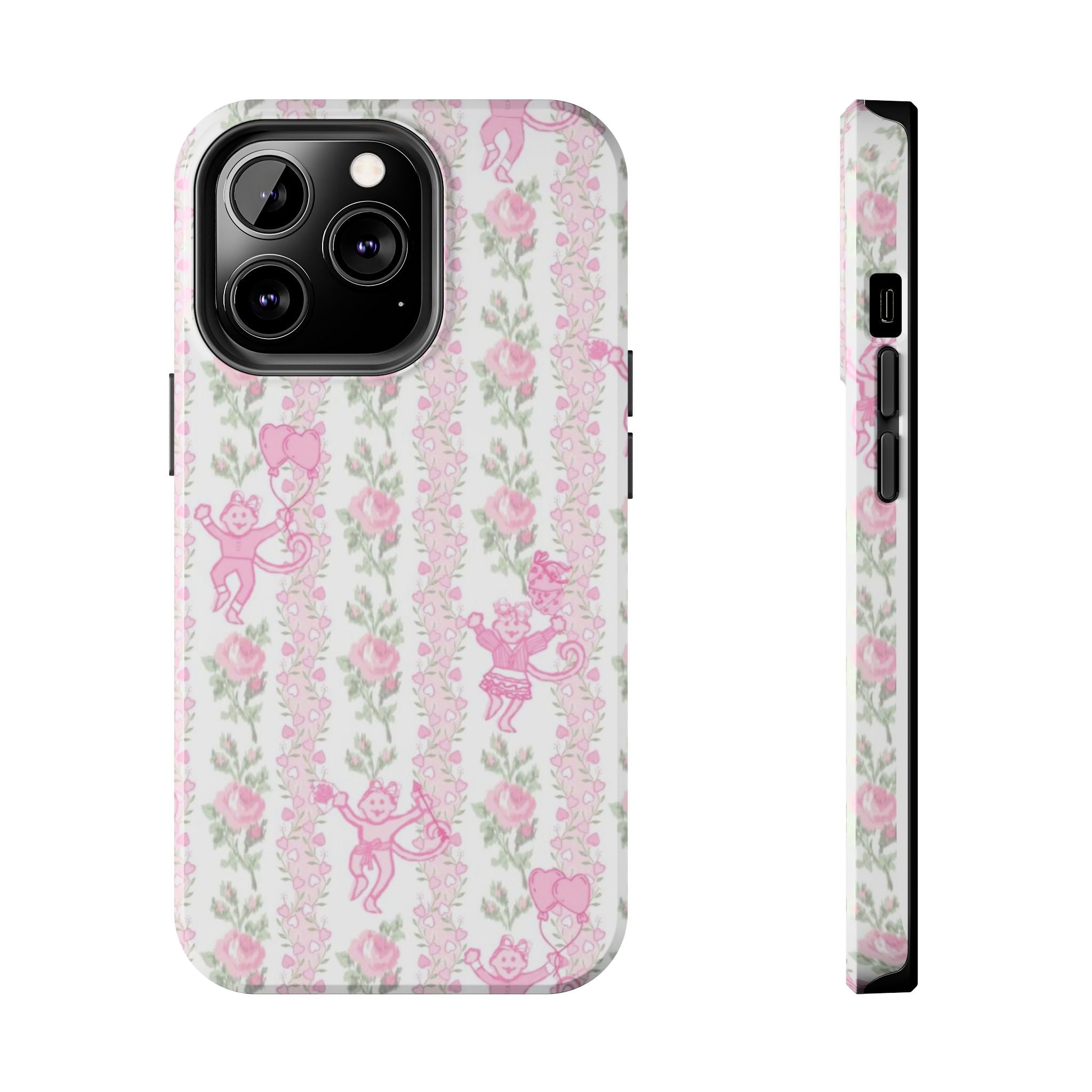 Cute Floral Phone Cases for Girls, Durable Accessories, Gift for Birthdays, Personalized Tech Protection, Stylish Cover