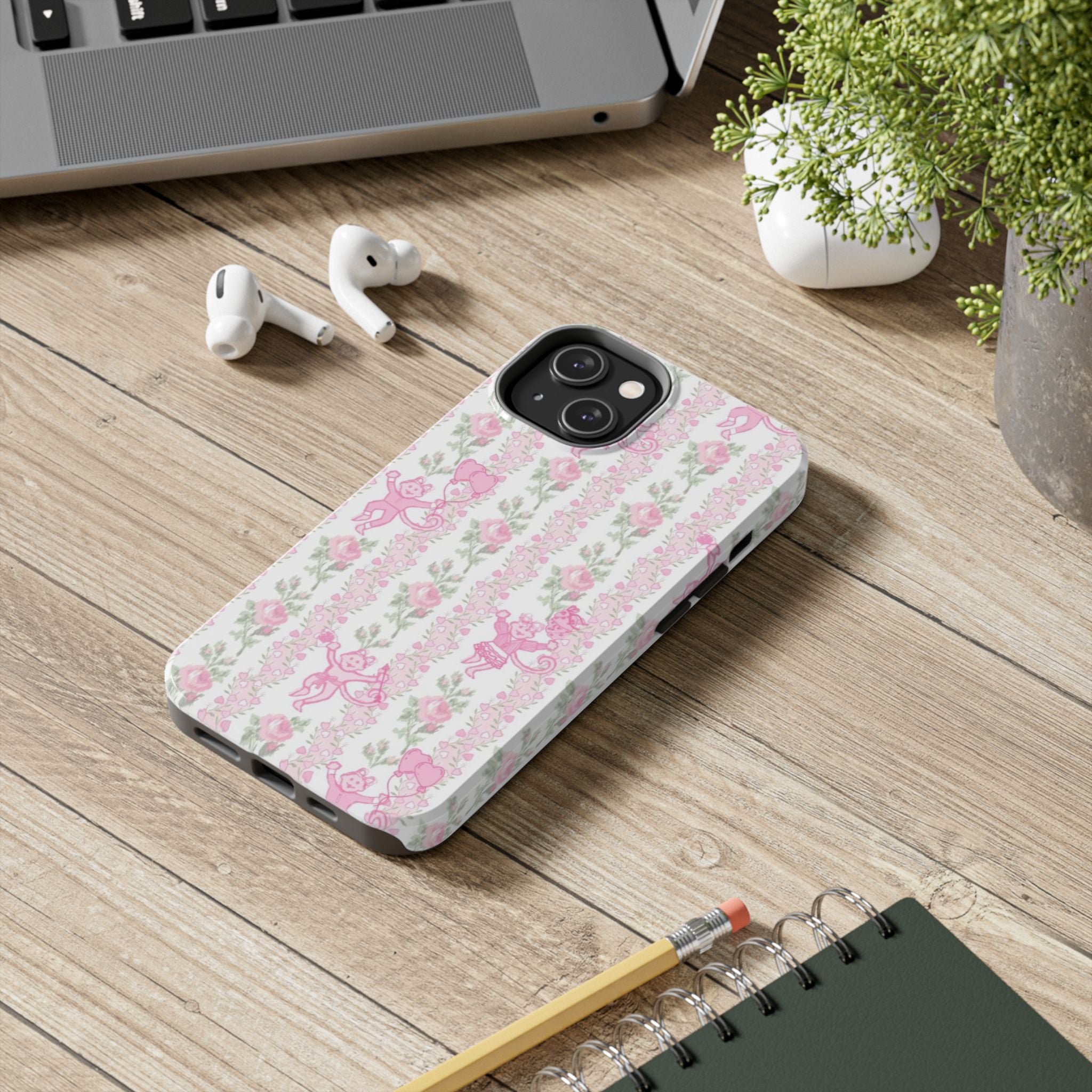 Cute Floral Phone Cases for Girls, Durable Accessories, Gift for Birthdays, Personalized Tech Protection, Stylish Cover