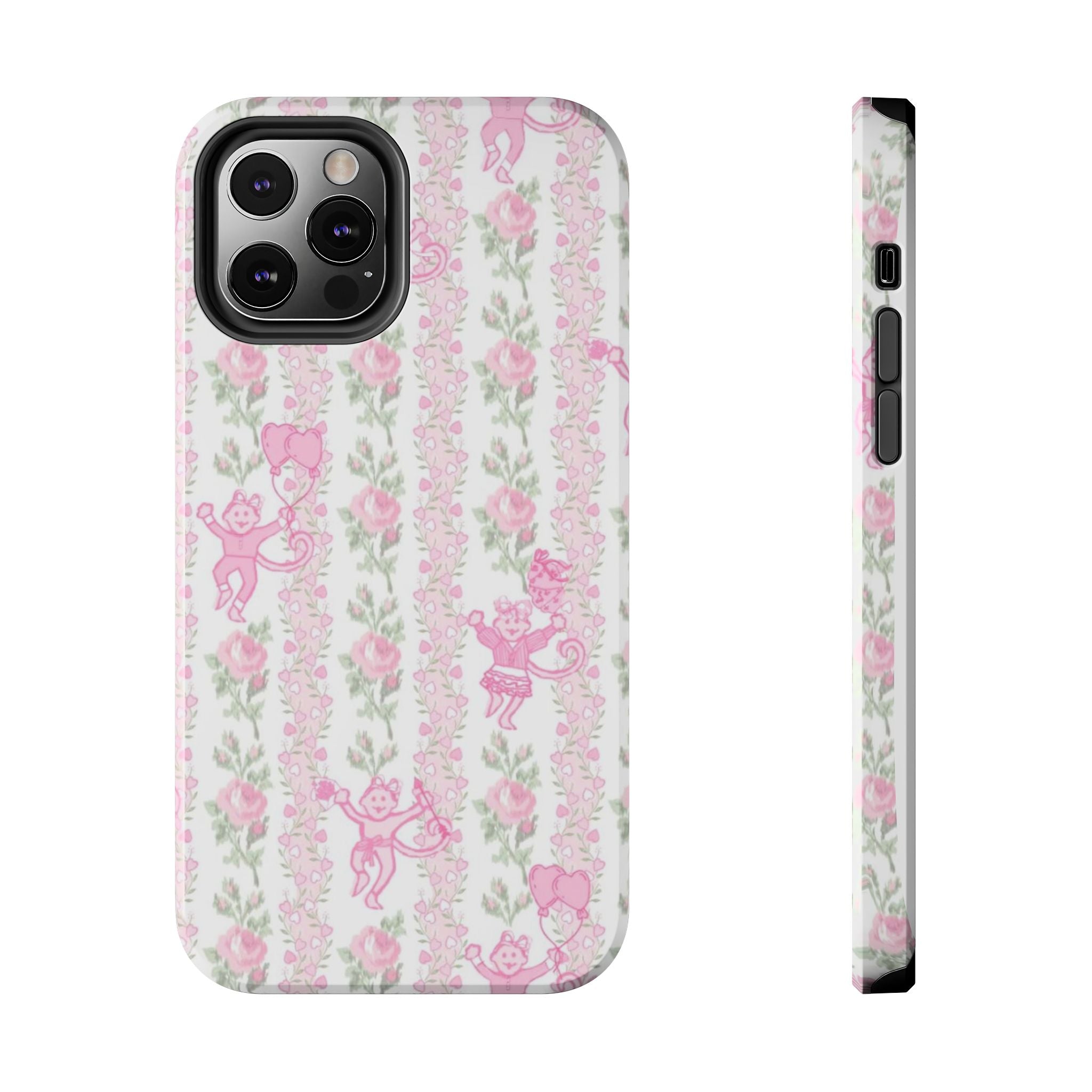 Cute Floral Phone Cases for Girls, Durable Accessories, Gift for Birthdays, Personalized Tech Protection, Stylish Cover