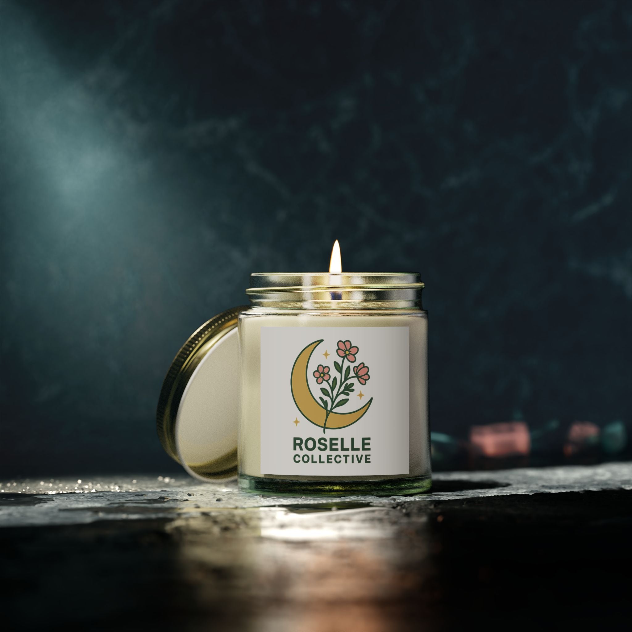 Coconut Apricot Scented Candles - Relaxing Aromatherapy, Cozy Home Decor, Gift for Her, Self-Care Essential, Eco-Friendly Candle