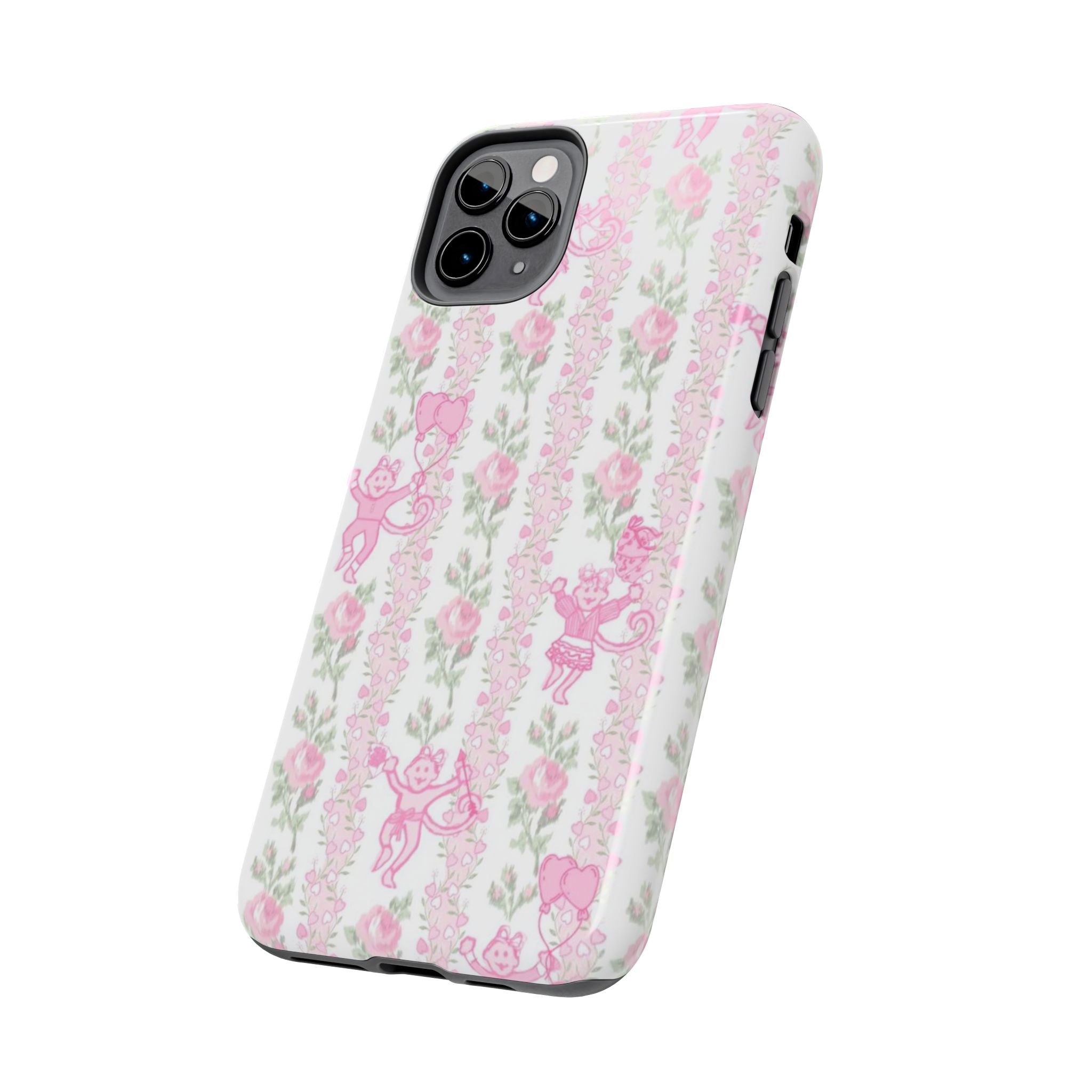 Cute Floral Phone Cases for Girls, Durable Accessories, Gift for Birthdays, Personalized Tech Protection, Stylish Cover