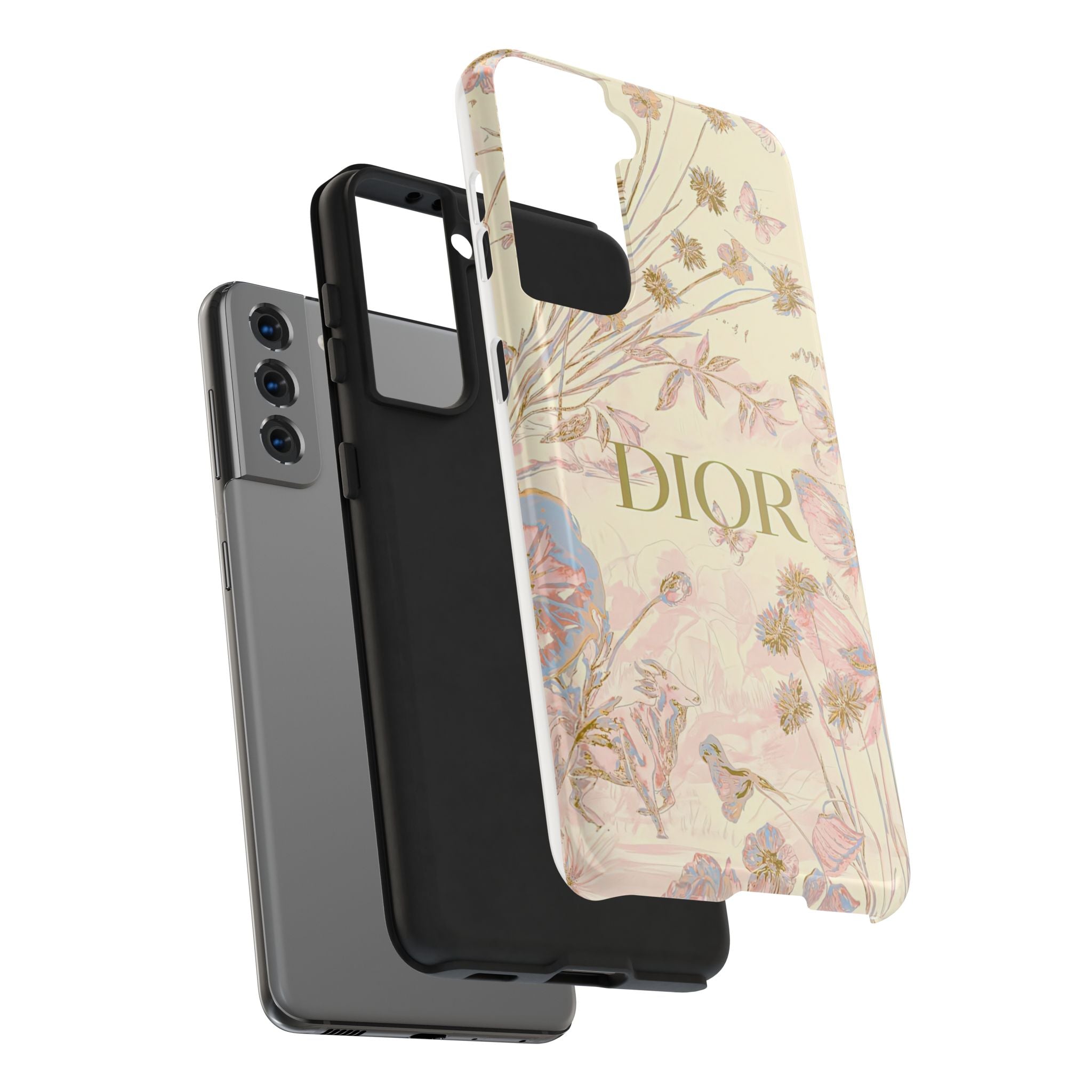 Floral Phone Case - Stylish Protection for Your Device, Ideal Gift for Fashion Lovers, Birthday, Holidays, Chic Tech Accessory