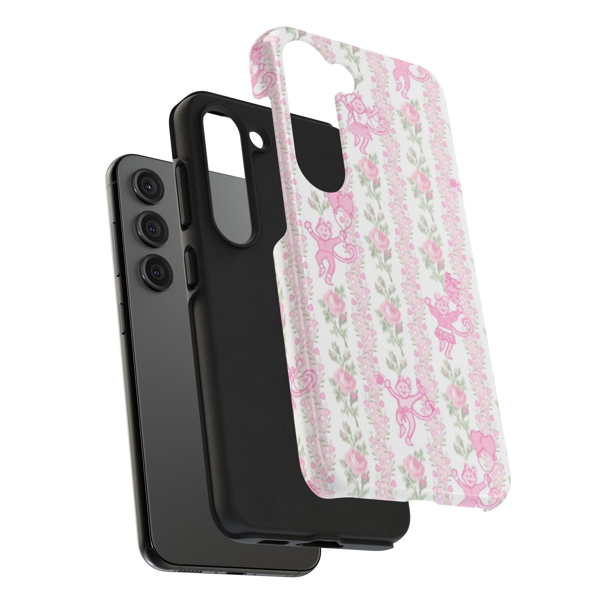 Cute Floral Phone Cases for Girls, Durable Accessories, Gift for Birthdays, Personalized Tech Protection, Stylish Cover