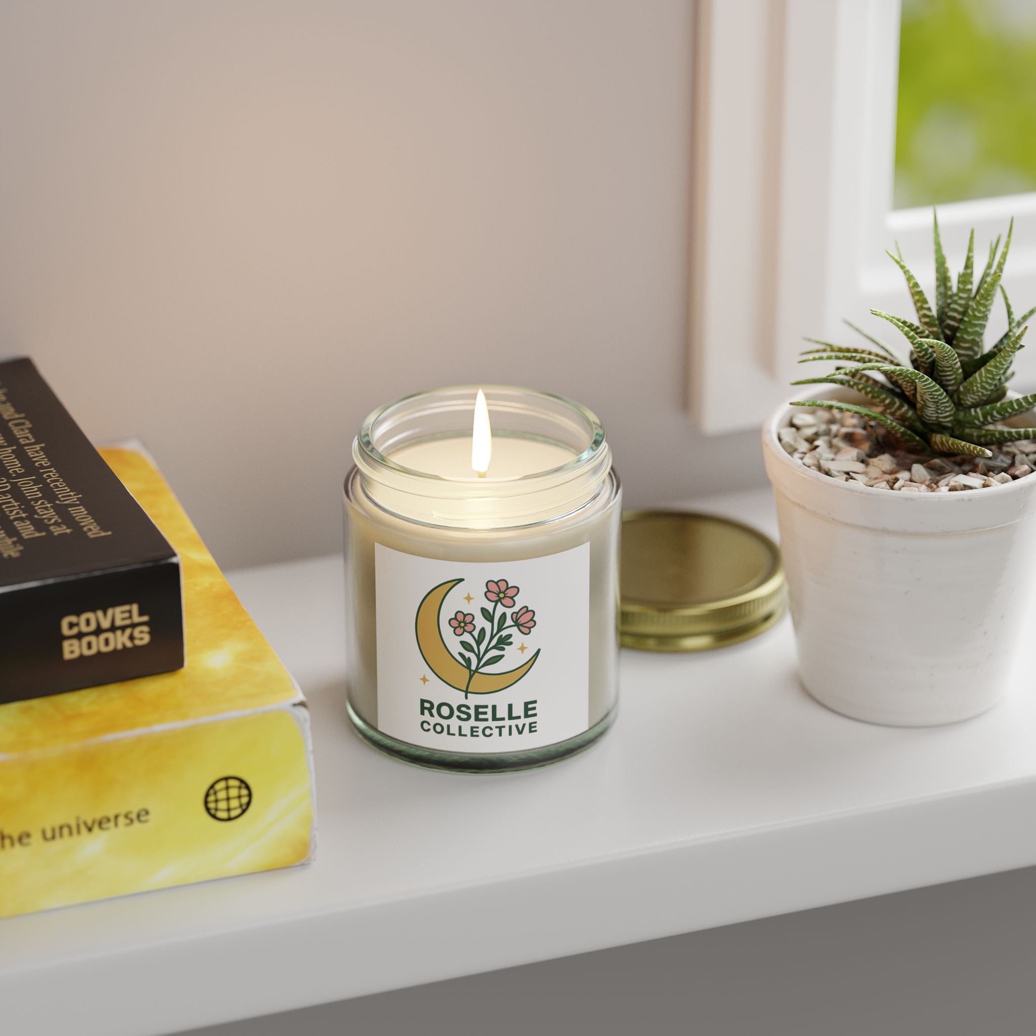 Coconut Apricot Scented Candles - Relaxing Aromatherapy, Cozy Home Decor, Gift for Her, Self-Care Essential, Eco-Friendly Candle